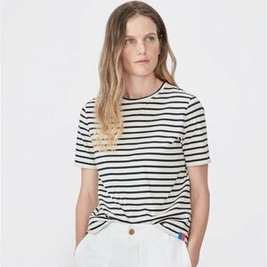 KULE The Modern Navy/Cream Short Sleeve Tee